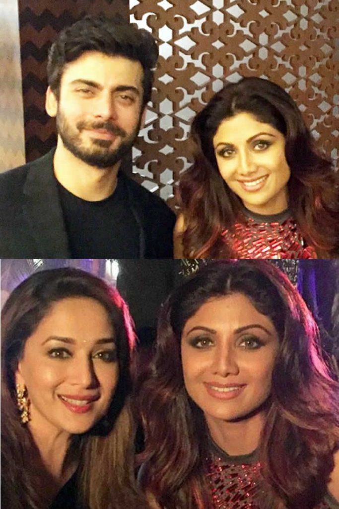 Shilpa Shetty hangouts with Fawad Khan and Madhuri Dixit