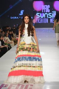 Saira Shakira at PFDC Sunsilk Fashion Week 2015