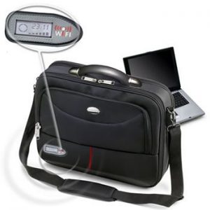 Men flashing style with their Laptop bags