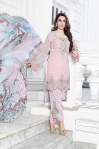 Khas Embroidered Chiffon Dresses