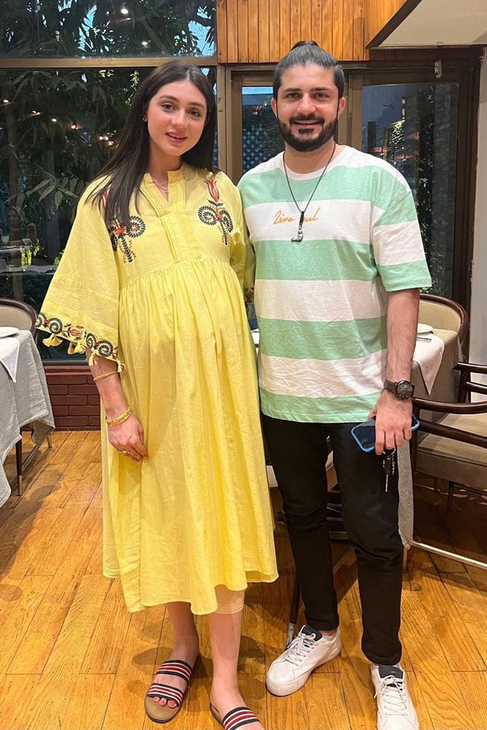 Hina Chaudhary with his husband