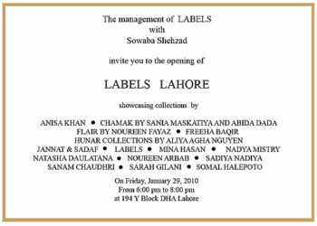 Multi brand retail boutique LABELS opens in Lahore