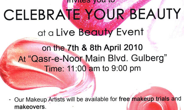 Luscious Cosmetics invite you to ‘Celebrate Your Beauty’, Live in Lahore!