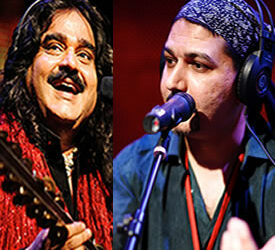 Arif Lohar and Arieb Azhar at Coke Studio Session 3!