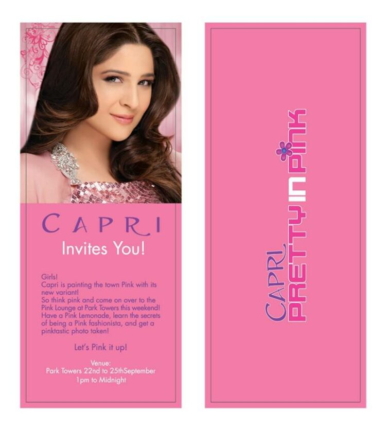 PRETTY IN PINK with Capri!