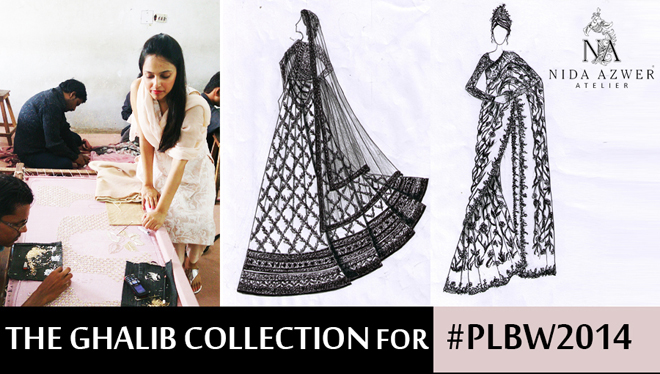 Stylize your dressing with Nida Azwer The Ghalib Collection for PFDC 2014