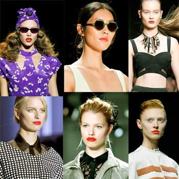 Shiny Hair, Dramatic Eyeliner, Bold Lips: Beauty Trends