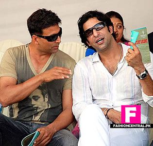 Sushmita Sen and  Wasim Akram  teamed up!