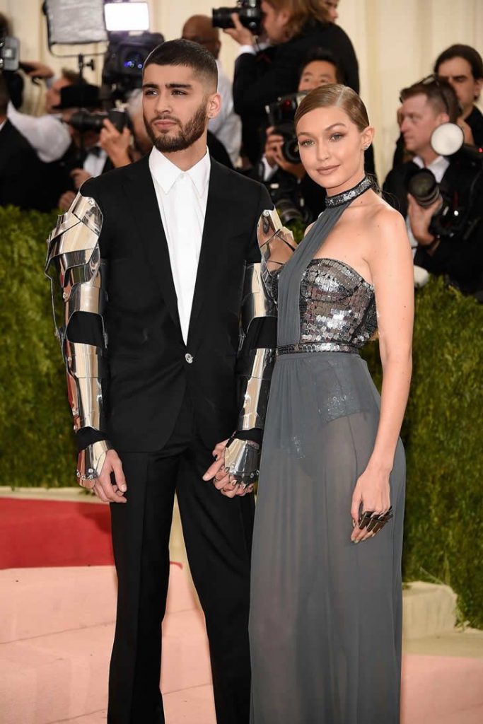 Gigi Hadid and Zayn Malik at the Met Gala 2016