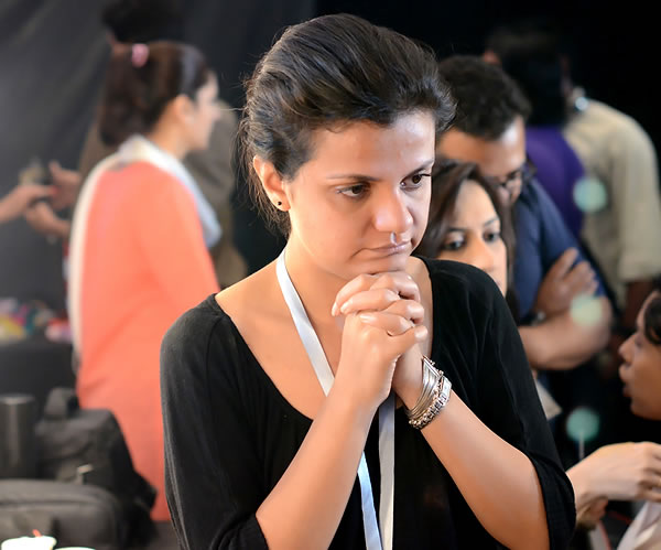 Backstage PFDC Sunsilk Fashion Week 2012 - Day 3