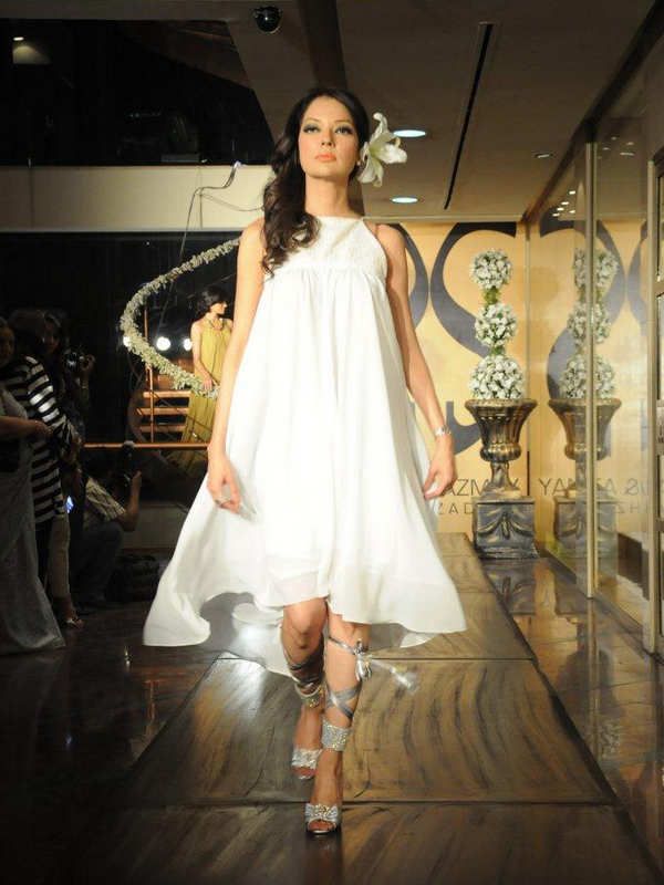 Natasha at Launch of Samia & Azmay Shahzada Flagship Store