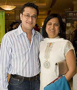 Praveen and Neha at concert