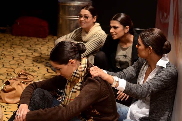 Backstage PFDC L'Oreal Paris Bridal Fashion Week 2011 - Day 1