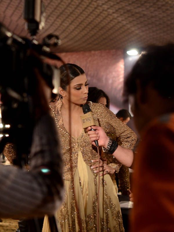 Backstage PFDC L'Oreal Paris Bridal Fashion Week 2011 - Day 1
