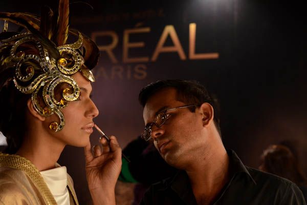 Backstage PFDC L'Oreal Paris Bridal Fashion Week 2011 - Day 1