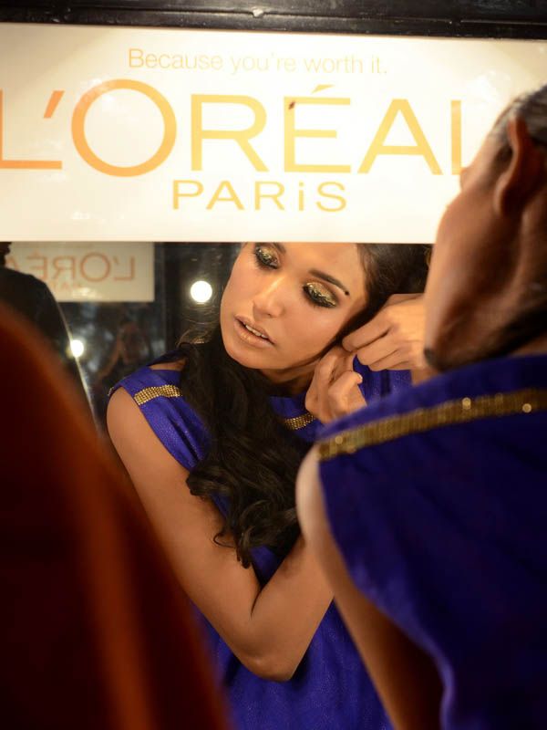 Backstage PFDC L'Oreal Paris Bridal Fashion Week 2011 - Day 1