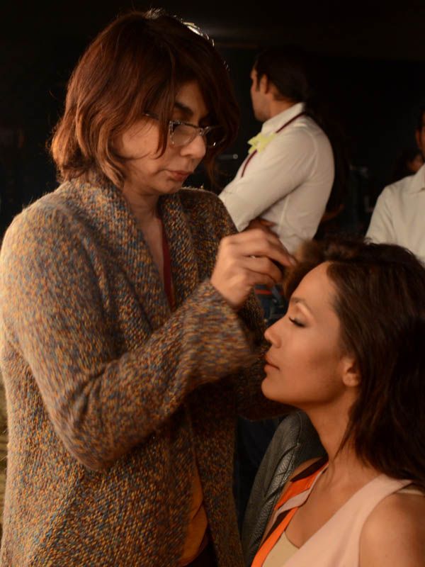 Backstage PFDC L'Oreal Paris Bridal Fashion Week 2011 - Day 1