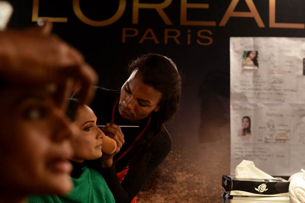 Backstage PFDC L'Oreal Paris Bridal Fashion Week 2011 - Day 1