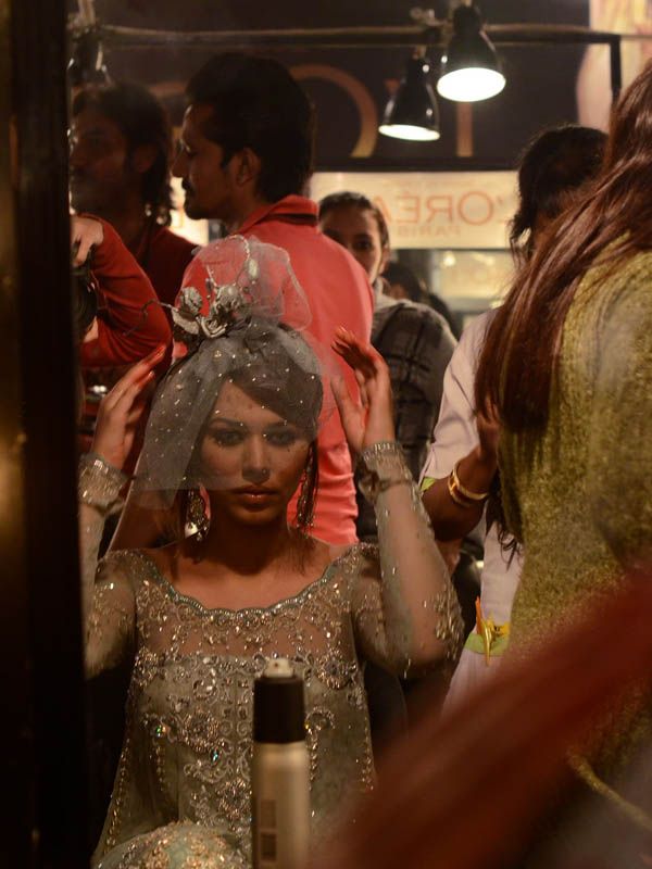 Backstage PFDC L'Oreal Paris Bridal Fashion Week 2011 - Day 2