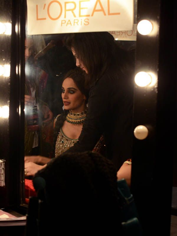 Backstage PFDC L'Oreal Paris Bridal Fashion Week 2011 - Day 2