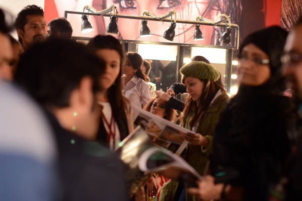 Backstage PFDC L'Oreal Paris Bridal Fashion Week 2011 - Day 2