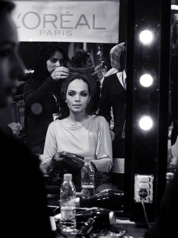 Backstage PFDC L'Oreal Paris Bridal Fashion Week 2011 - Day 2