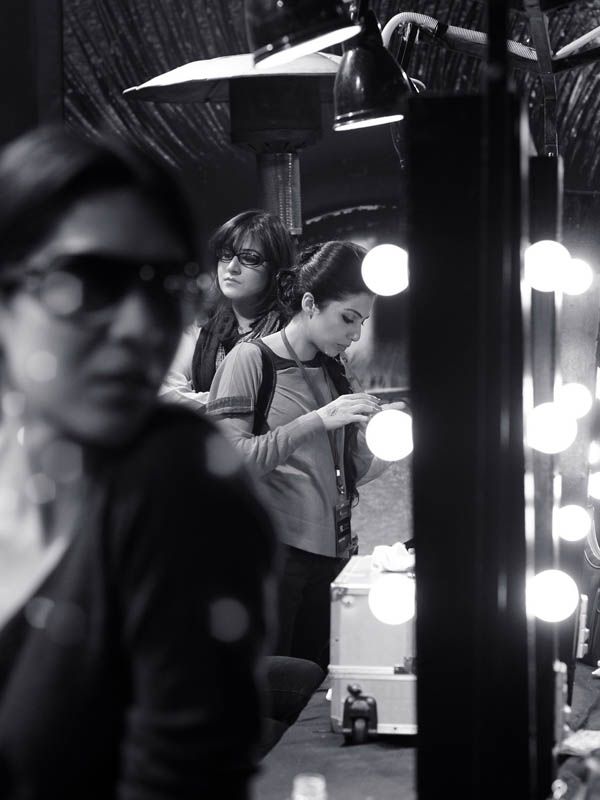 Backstage PFDC L'Oreal Paris Bridal Fashion Week 2011 - Day 2