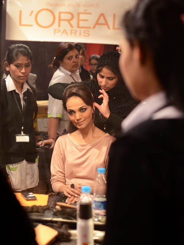 Backstage PFDC L'Oreal Paris Bridal Fashion Week 2011 - Day 2