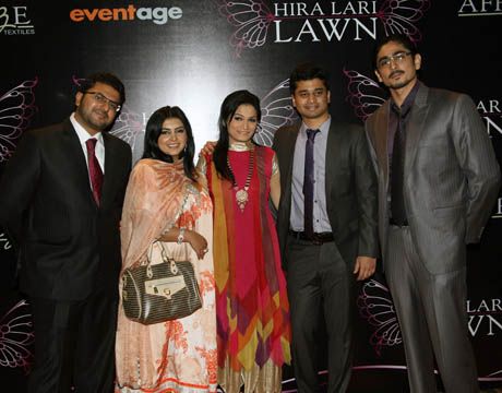 Red Carpet of Hira Lari Lawn Fashion Show