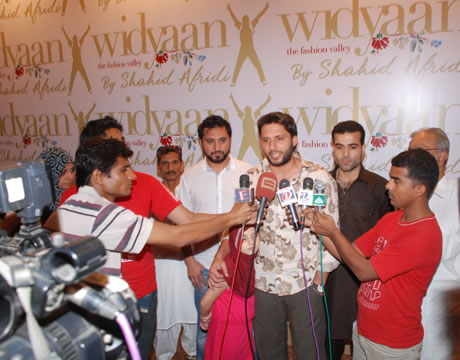 Launch of Widyaan - The Fashion Valley by Shahid Afridi