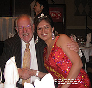 Mayor Las Vegas with former Miss Pakistan