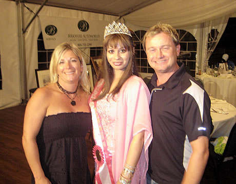 Mrs. Pakistan 2010 - Tahmena Bokhari raises funds for Schoolnet Guyana