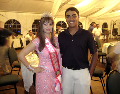 Mrs. Pakistan 2010 - Tahmena Bokhari raises funds for Schoolnet Guyana