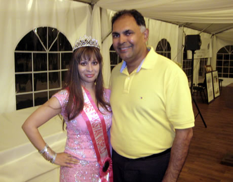 Mrs. Pakistan 2010 - Tahmena Bokhari raises funds for Schoolnet Guyana