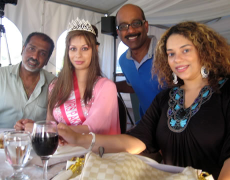 Mrs. Pakistan 2010 - Tahmena Bokhari raises funds for Schoolnet Guyana