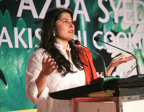 Launch of Cookbook by Mrs Azra Syed