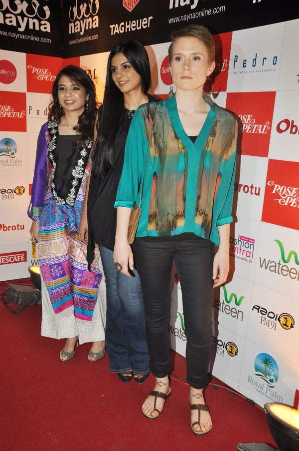 Celebrities at Red carpet of Nayna Tag Heuer Show 2013