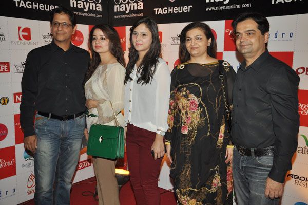 Celebrities at Red carpet of Nayna Tag Heuer Show 2013