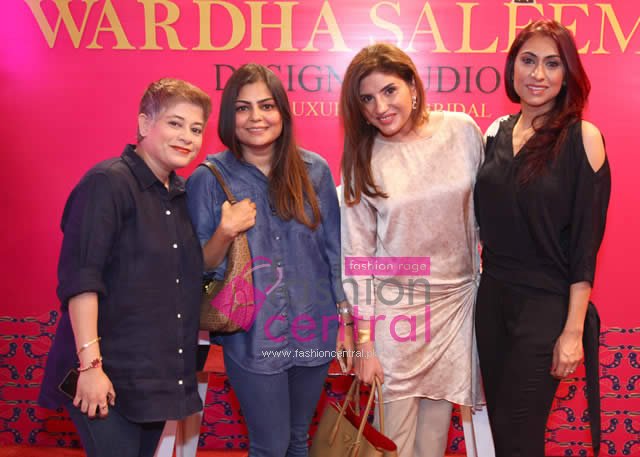 Laiqa Hasan with Zainab Chottani, Atiqa Habib and Warda Saleem