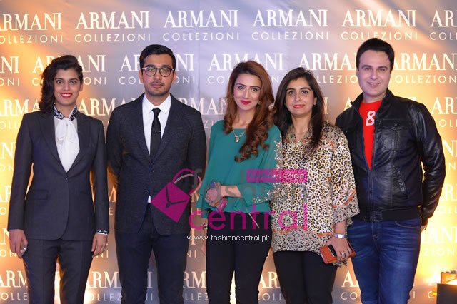 Launch of Armani Collezioni Islamabad Pics