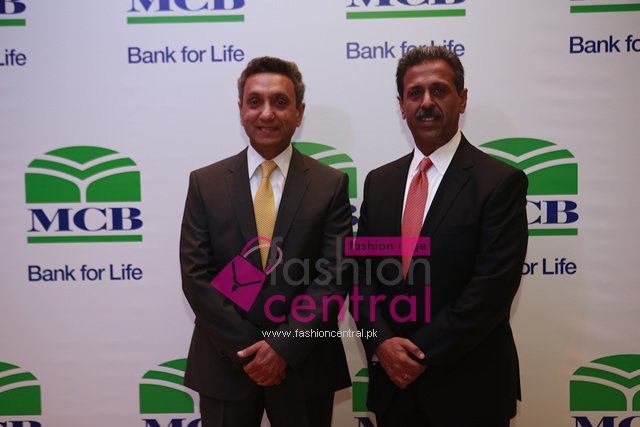 MCB President Mr. Imran Maqbool With MCB Country Head Mr Shoaib Mumtaz