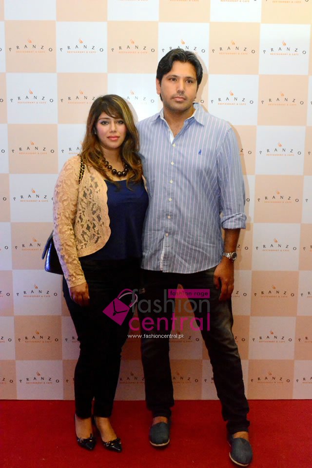 Nausheen Munib with husband