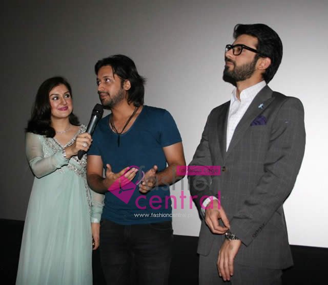 Premier of Khoobsurat in Lahore Super Cinema Vogue Towers
