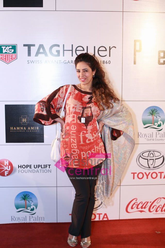 Nayna TAG Heuer Pedro 4D Fashion Show 2014 Red Carpet Lahore