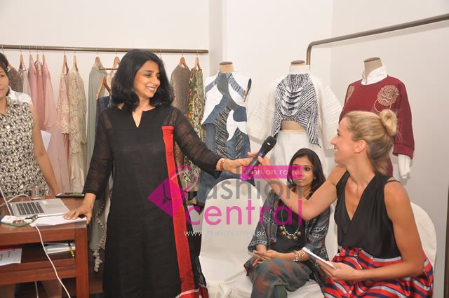 Tina Tahiliani Parikh, Paromita Banerjee and Christina Dean, Founder of REDRESS
