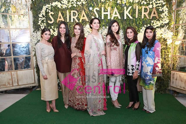 Zara Peerzada, Saira Faisal, Alyzeh Gabol, Cybil Chowdhry, Aimen Khan, Shakira Usman and Sadaf Zarrar