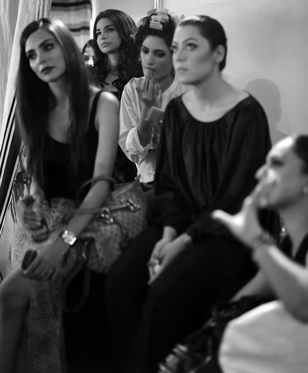 Backstage at Veet Awards