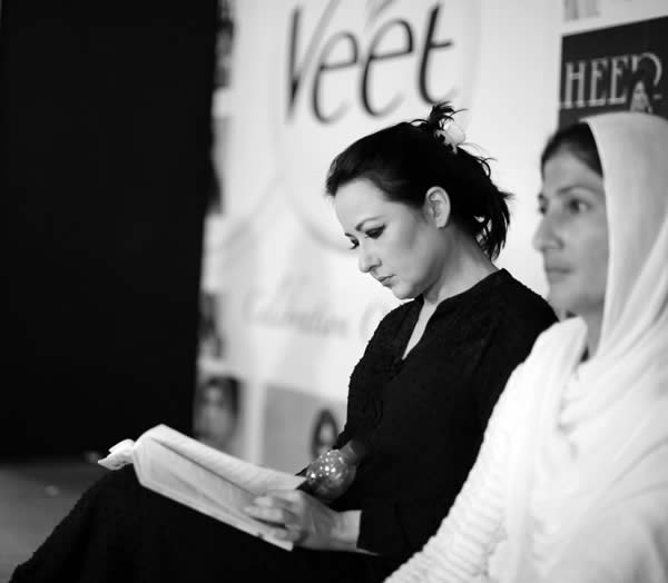 Backstage at Veet Awards