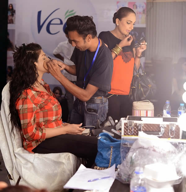 Backstage at VCB 2013