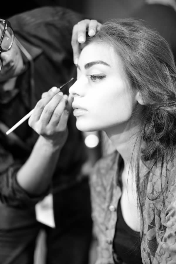 Backstage at Veet awards